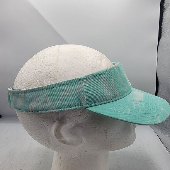 PGA Tour Turquoise Tie Dye Golf Visor Adjustable Outdoors Summer Casual Comfort - Picture 4 of 8